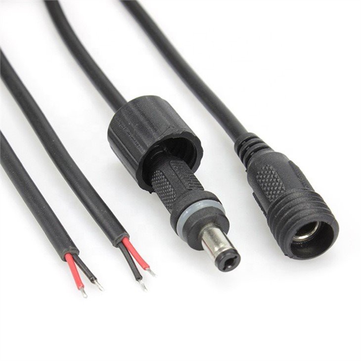 DC5.5x2.1mm LED Strip Waterproof Power Cable