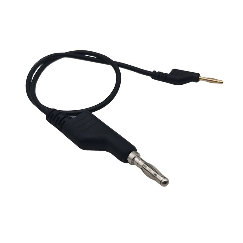 Stackable 2mm Banana Plug To 4mm Banana Plug Test Cable