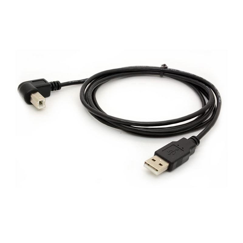 USB 2.0 A To B Down Angle 90 Degree Cable